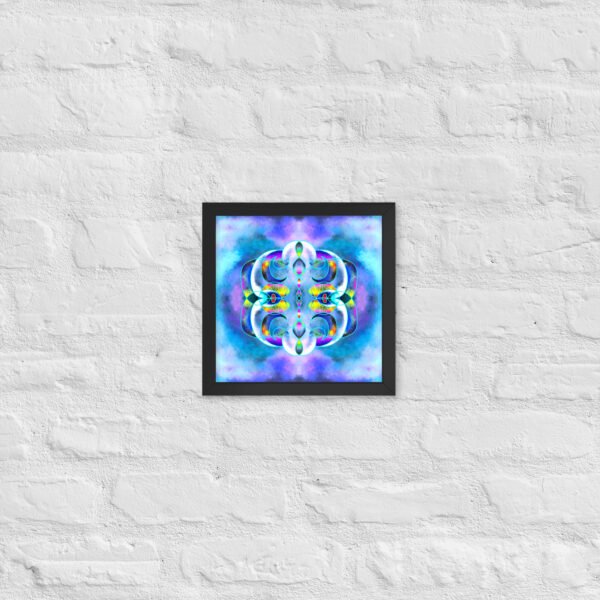 Crystal Ether – A Vision by Eldor Art ( Enhanced Matte Paper Framed Poster ) - Image 3