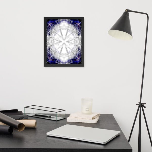 Radiant Fury – Original Digital Artwork by Eldor Art ( Enhanced Matte Paper Framed Poster )