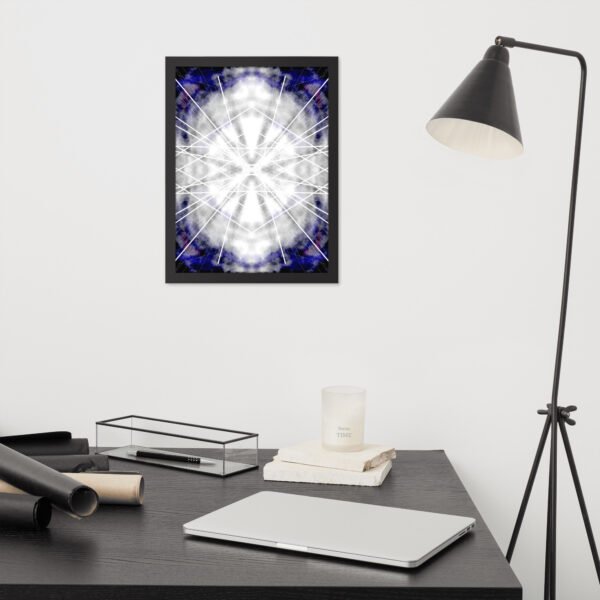 Radiant Fury – Original Digital Artwork by Eldor Art ( Enhanced Matte Paper Framed Poster ) - Image 3