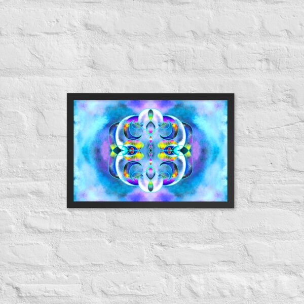 Crystal Ether – A Vision by Eldor Art ( Enhanced Matte Paper Framed Poster ) - Image 7