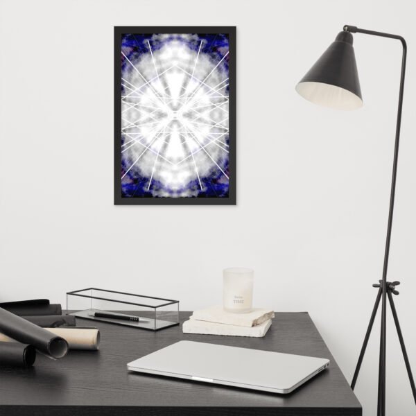 Radiant Fury – Original Digital Artwork by Eldor Art ( Enhanced Matte Paper Framed Poster ) - Image 4