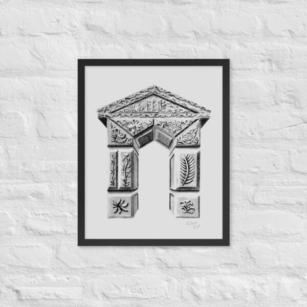 Ornate Arch - Timeless Elegance by Eldor Art ( Enhanced Matte Paper Framed Poster ) - Image 6