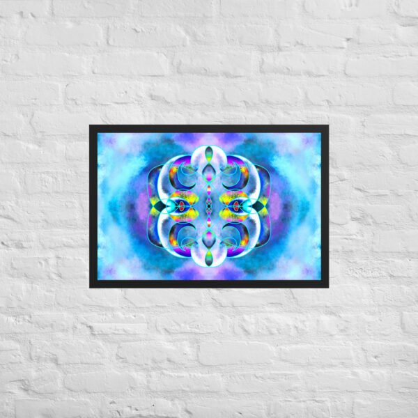 Crystal Ether – A Vision by Eldor Art ( Enhanced Matte Paper Framed Poster ) - Image 12