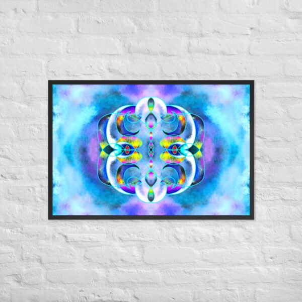 Crystal Ether – A Vision by Eldor Art ( Enhanced Matte Paper Framed Poster ) - Image 13