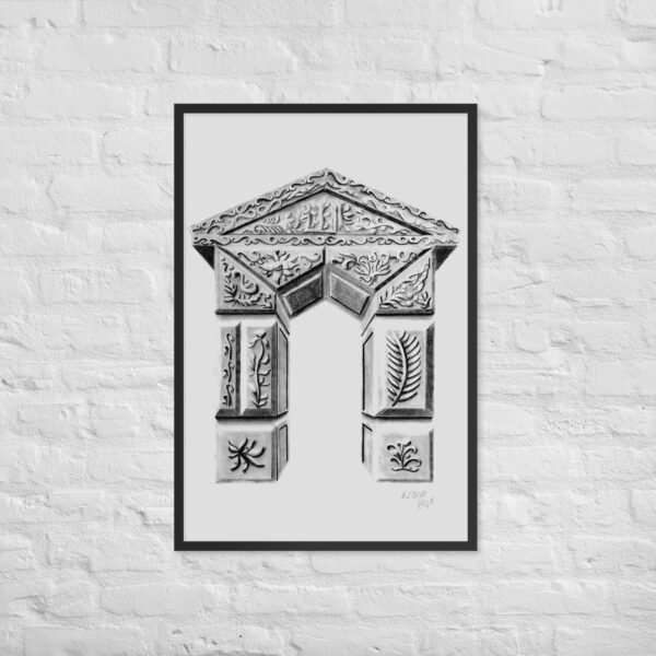 Ornate Arch - Timeless Elegance by Eldor Art ( Enhanced Matte Paper Framed Poster ) - Image 8