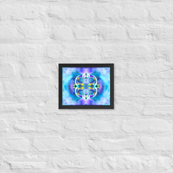 Crystal Ether – A Vision by Eldor Art ( Enhanced Matte Paper Framed Poster ) - Image 2