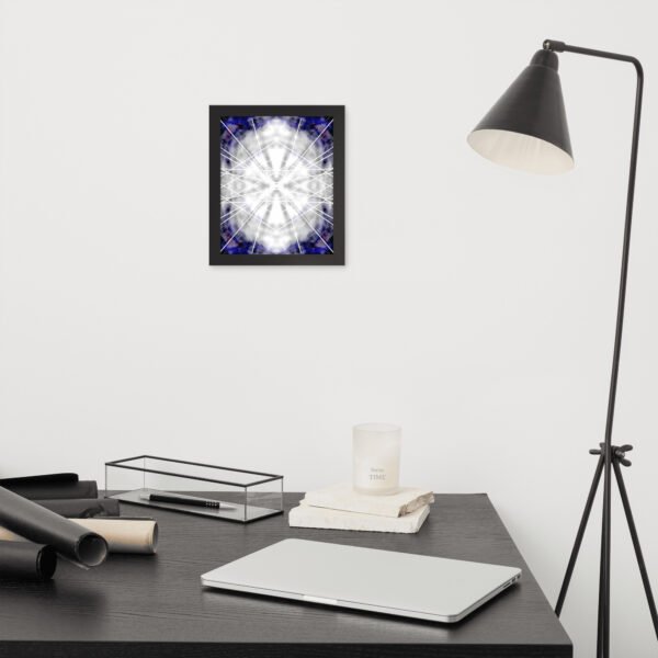 Radiant Fury – Original Digital Artwork by Eldor Art ( Enhanced Matte Paper Framed Poster ) - Image 2