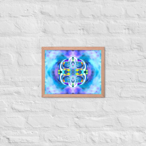 Crystal Ether – A Vision by Eldor Art ( Enhanced Matte Paper Framed Poster ) - Image 16