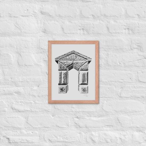Ornate Arch - Timeless Elegance by Eldor Art ( Enhanced Matte Paper Framed Poster ) - Image 10