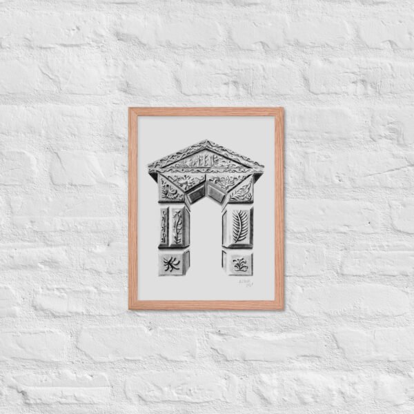 Ornate Arch - Timeless Elegance by Eldor Art ( Enhanced Matte Paper Framed Poster ) - Image 11