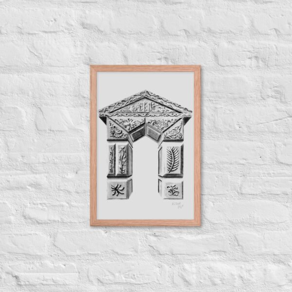 Ornate Arch - Timeless Elegance by Eldor Art ( Enhanced Matte Paper Framed Poster ) - Image 12