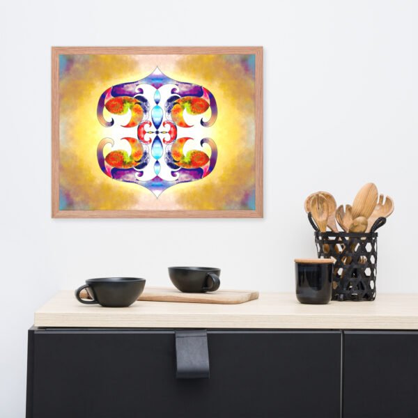 Solar Radiance – Intuitive Mandala by Eldor Art ( Enhanced Matte Paper Framed Poster ) - Image 20