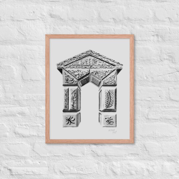 Ornate Arch - Timeless Elegance by Eldor Art ( Enhanced Matte Paper Framed Poster ) - Image 13