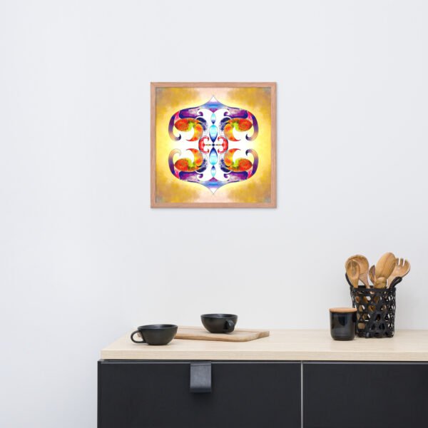 Solar Radiance – Intuitive Mandala by Eldor Art ( Enhanced Matte Paper Framed Poster ) - Image 21