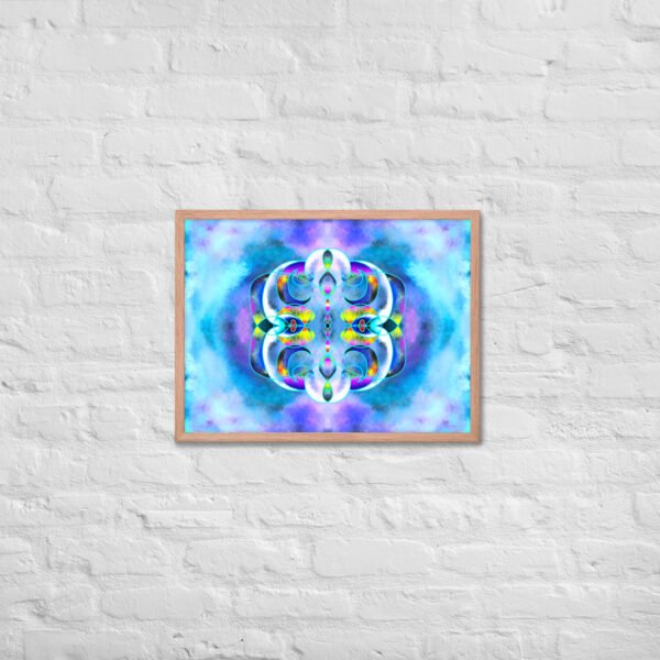 Crystal Ether – A Vision by Eldor Art ( Enhanced Matte Paper Framed Poster ) - Image 24