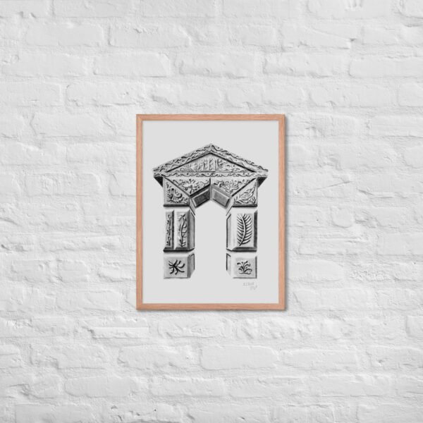 Ornate Arch - Timeless Elegance by Eldor Art ( Enhanced Matte Paper Framed Poster ) - Image 14