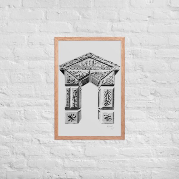 Ornate Arch - Timeless Elegance by Eldor Art ( Enhanced Matte Paper Framed Poster ) - Image 15