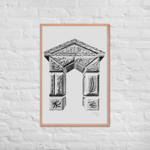 Ornate Arch - Timeless Elegance by Eldor Art ( Enhanced Matte Paper Framed Poster ) - Image 16