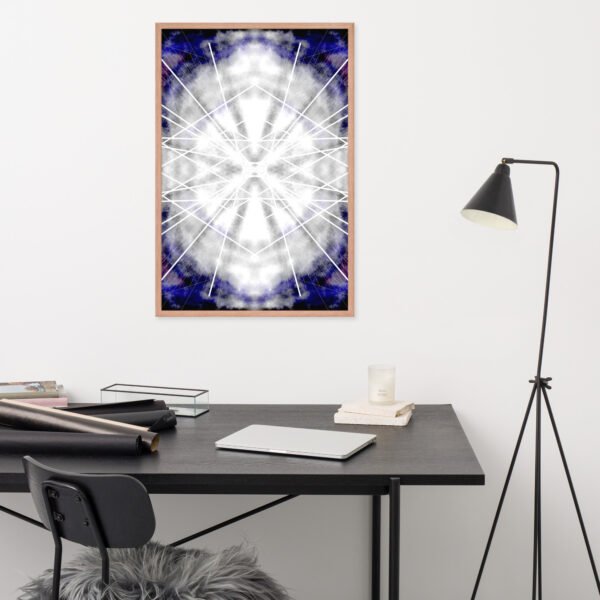 Radiant Fury – Original Digital Artwork by Eldor Art ( Enhanced Matte Paper Framed Poster ) - Image 14