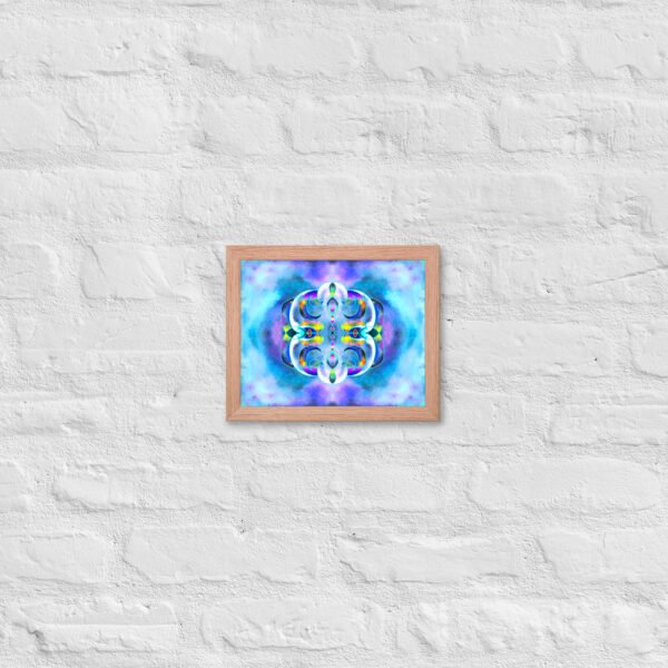Crystal Ether – A Vision by Eldor Art ( Enhanced Matte Paper Framed Poster ) - Image 14