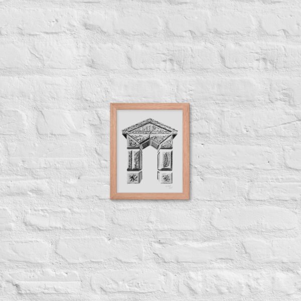 Ornate Arch - Timeless Elegance by Eldor Art ( Enhanced Matte Paper Framed Poster ) - Image 9