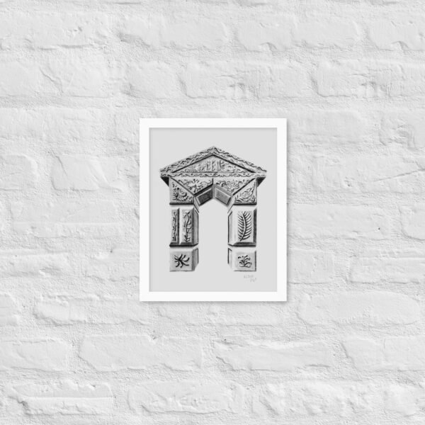 Ornate Arch - Timeless Elegance by Eldor Art ( Enhanced Matte Paper Framed Poster ) - Image 18
