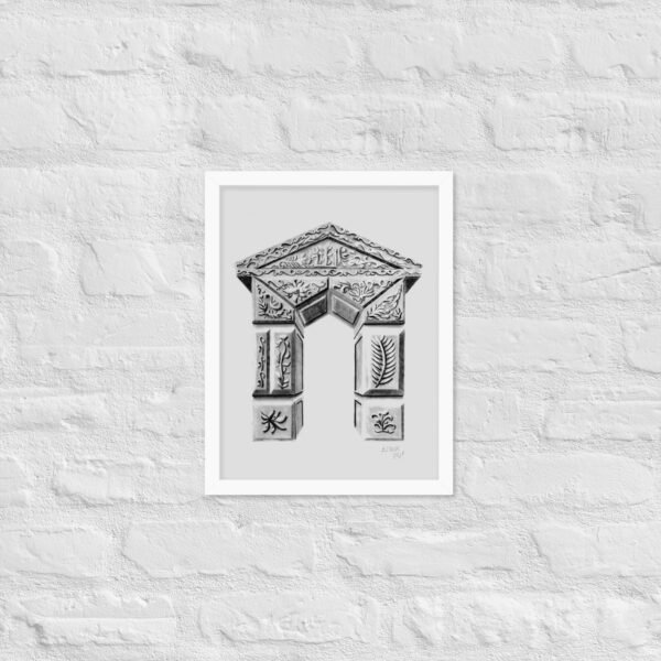 Ornate Arch - Timeless Elegance by Eldor Art ( Enhanced Matte Paper Framed Poster ) - Image 19