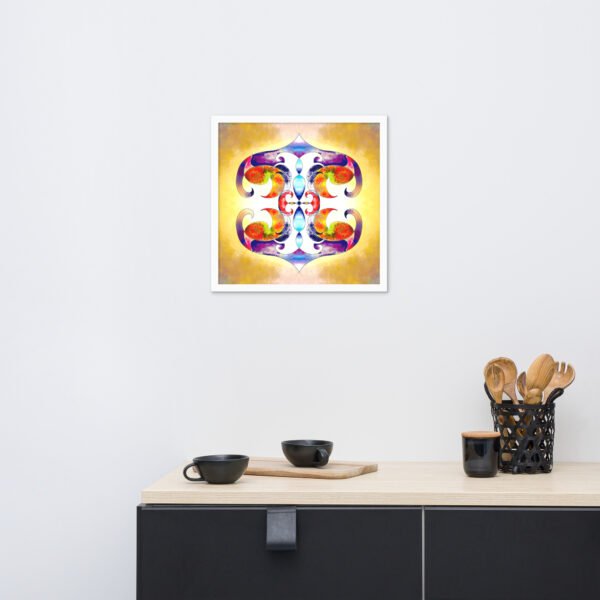 Solar Radiance – Intuitive Mandala by Eldor Art ( Enhanced Matte Paper Framed Poster ) - Image 32