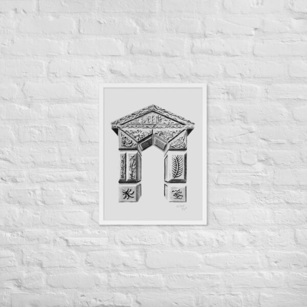 Ornate Arch - Timeless Elegance by Eldor Art ( Enhanced Matte Paper Framed Poster ) - Image 22