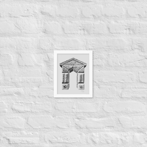 Ornate Arch - Timeless Elegance by Eldor Art ( Enhanced Matte Paper Framed Poster ) - Image 17