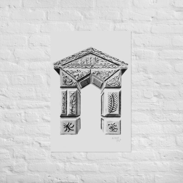 Ornate Arch - Timeless Elegance by Eldor Art ( Enhanced Matte Paper Poster ) - Image 3