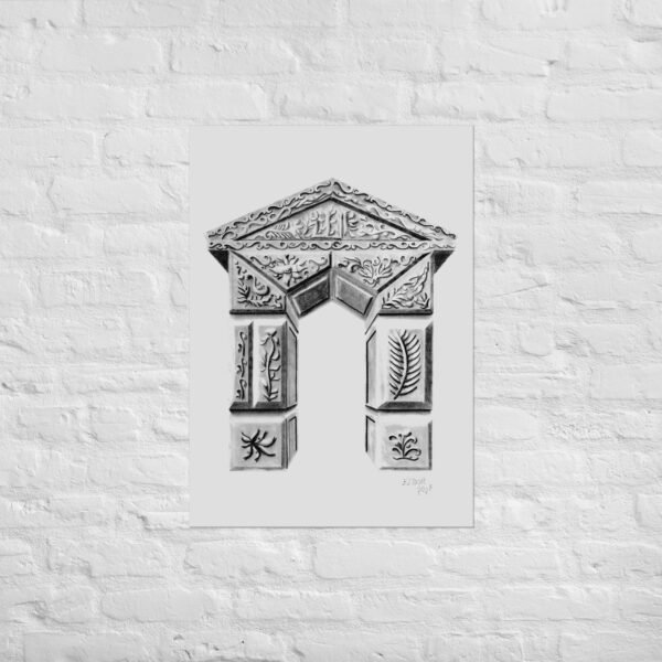 Ornate Arch - Timeless Elegance by Eldor Art ( Enhanced Matte Paper Poster ) - Image 2