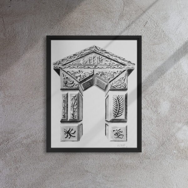 Ornate Arch - Timeless Elegance by Eldor Art ( Framed Canvas ) - Image 3