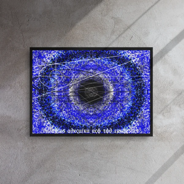 "Andromeda" Original Artwork by Eldor Art ( Framed canvas ) 20 x28 inches
