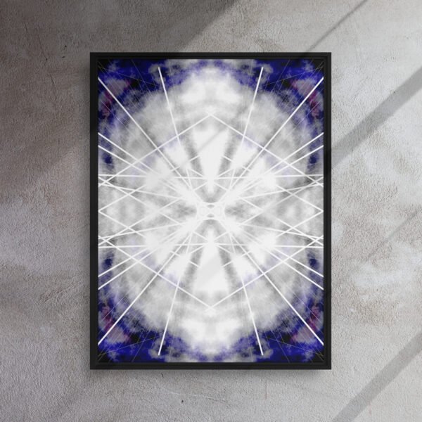 Radiant Fury – Original Artwork by Eldor ( Framed Canvas )