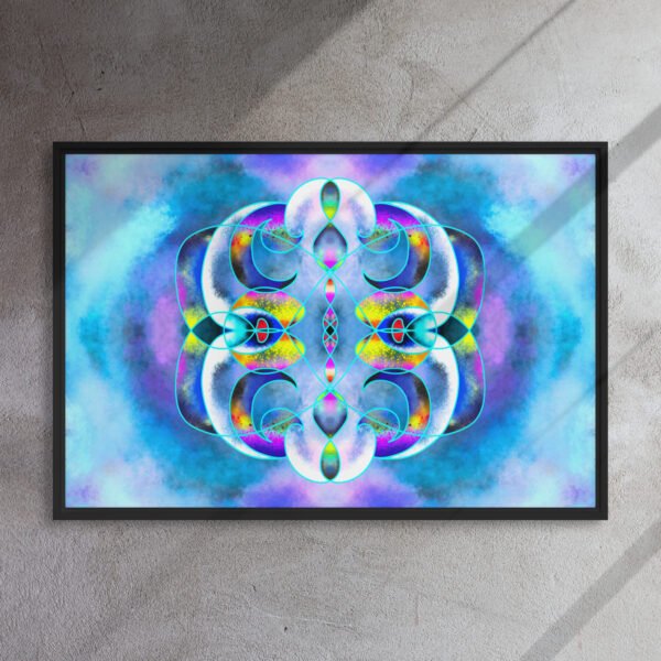 Crystal Ether – A Vision by Eldor Art ( framed Canvas ) - Image 13