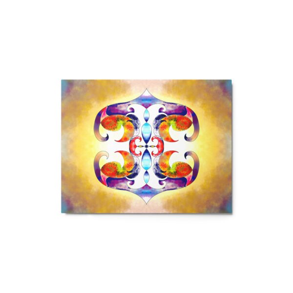 Solar Radiance – Intuitive Mandala by Eldor Art ( Glossy Metal Print ) - Image 2