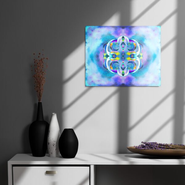 Crystal Ether – A Vision by Eldor Art ( Glossy Metal Print ) - Image 4