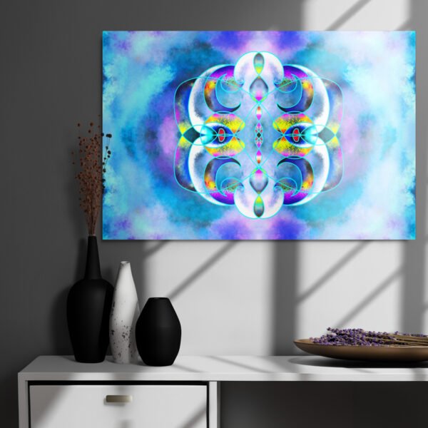 Crystal Ether – A Vision by Eldor Art ( Glossy Metal Print ) - Image 6