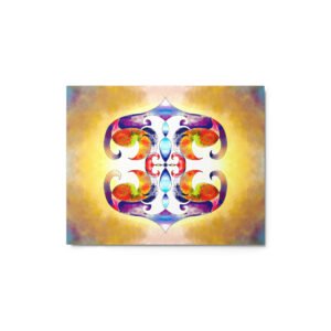 Discover Solar Radiance, a luminous digital painting by Eldor Art, where sacred symmetry meets vibrant abstraction. Inspired by natural forms and energetic frequencies, this mandala-like artwork radiates golden, red, blue and violet tones, invoking inner balance and solar energy. A spiritual and modern visual celebration that transforms any space with warmth and harmony. Printed on canvas, metal plate, or high-definition poster, this piece is a perfect fit for both serene interiors and bold modern decors
