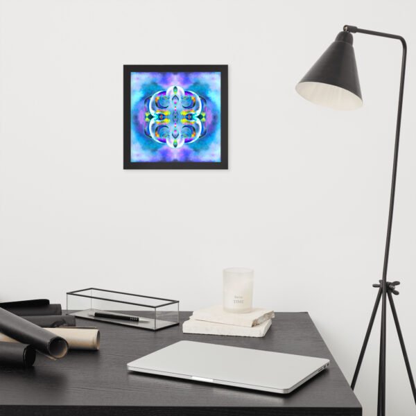 Crystal Ether – A Vision by Eldor Art ( Premium Luster Photo Paper Framed Poster ) - Image 3