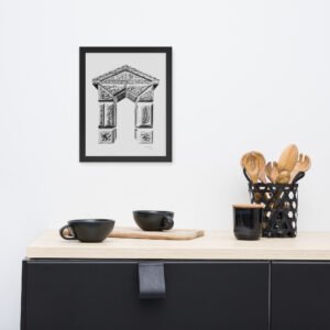 Explore "Ornate Arch - Timeless Elegance," a one-of-a-kind artwork hand-drawn by artist Eldor Art in 2025. This pencil sketch, meticulously crafted on paper, showcases an intricately decorated architectural arch adorned with floral motifs and sculpted details, embodying a timeless classical aesthetic. Perfect for art enthusiasts and collectors, this piece is available as premium art prints on various mediums: premium canvas, elegant posters, textured canvas, and even metal prints for a bold, modern twist. Each print preserves the fine details of the original, making it an ideal addition to elevate your home décor. Purchase this exclusive artwork now and add a touch of elegance to your space!