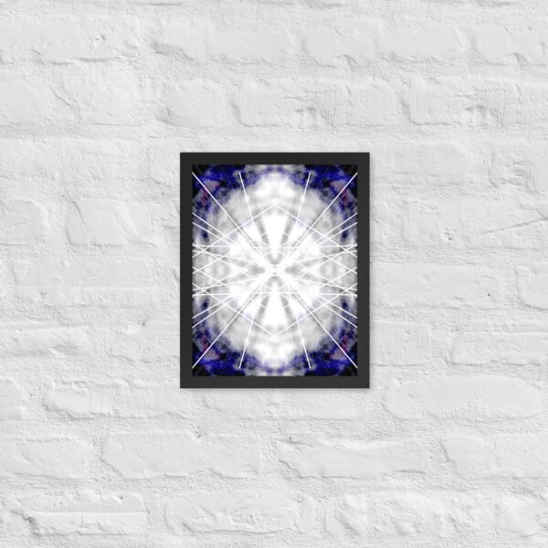 Radiant Fury – Original Digital Artwork by Eldor Art ( Premium Luster Photo Paper Framed Poster )