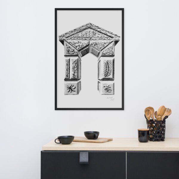 Ornate Arch - Timeless Elegance by Eldor Art ( Premium Luster Photo Paper Framed Poster ) - Image 7