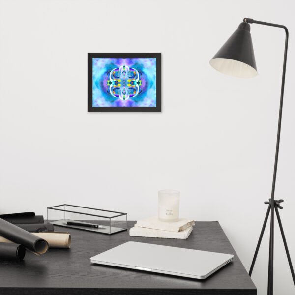 Crystal Ether – A Vision by Eldor Art ( Premium Luster Photo Paper Framed Poster ) - Image 2