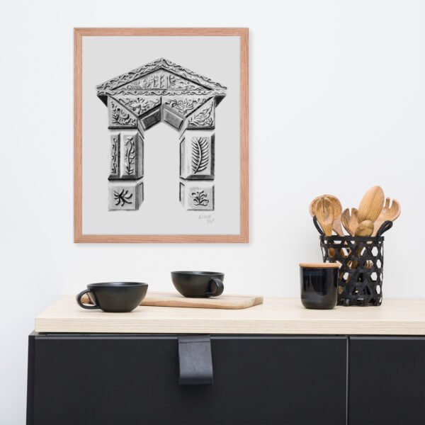 Ornate Arch - Timeless Elegance by Eldor Art ( Premium Luster Photo Paper Framed Poster ) - Image 12