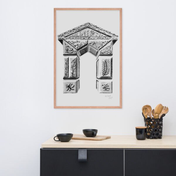 Ornate Arch - Timeless Elegance by Eldor Art ( Premium Luster Photo Paper Framed Poster ) - Image 14