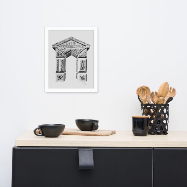 Ornate Arch - Timeless Elegance by Eldor Art ( Premium Luster Photo Paper Framed Poster ) - Image 16
