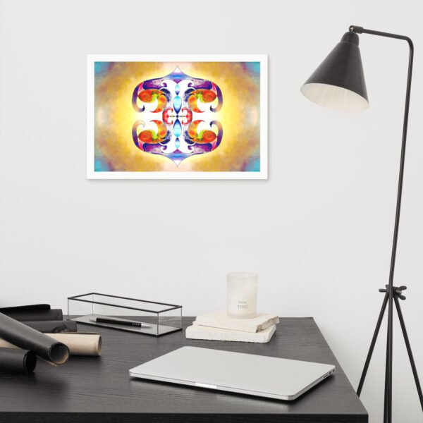 Solar Radiance – Intuitive Mandala by Eldor Art ( Premium Luster Photo Paper Framed Poster ) - Image 28