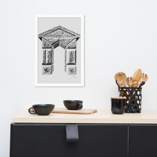 Ornate Arch - Timeless Elegance by Eldor Art ( Premium Luster Photo Paper Framed Poster ) - Image 18